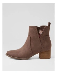 Leriko Choc Nubuck Pu Ankle Boots