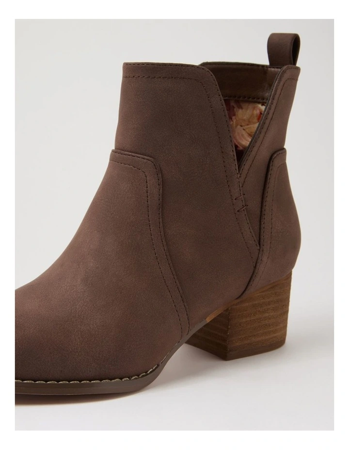 Leriko Choc Nubuck Pu Ankle Boots image 5