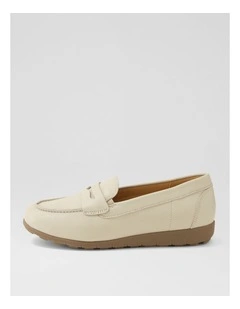 Birdi D Almond Leather Loafers