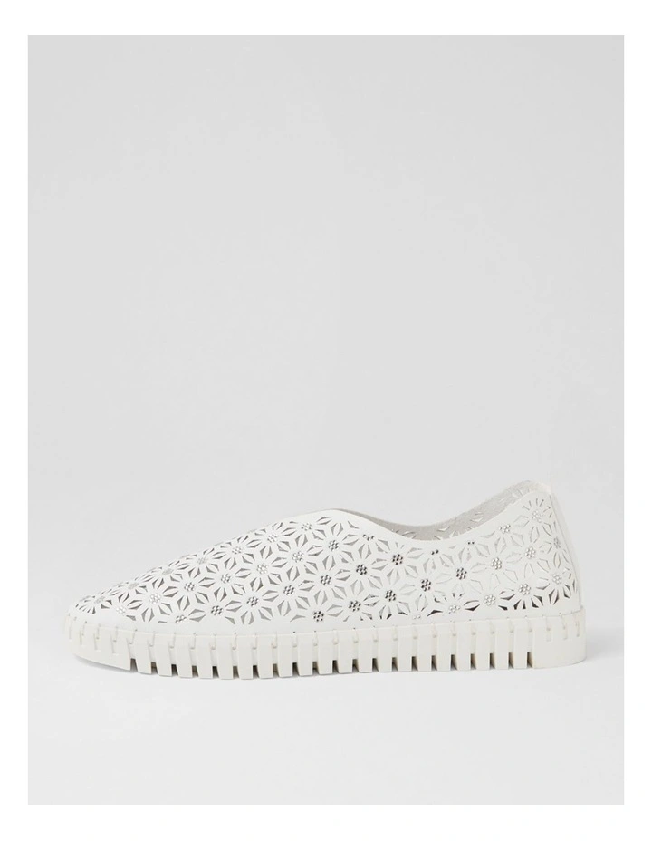 Udell White Flat Shoes image 1