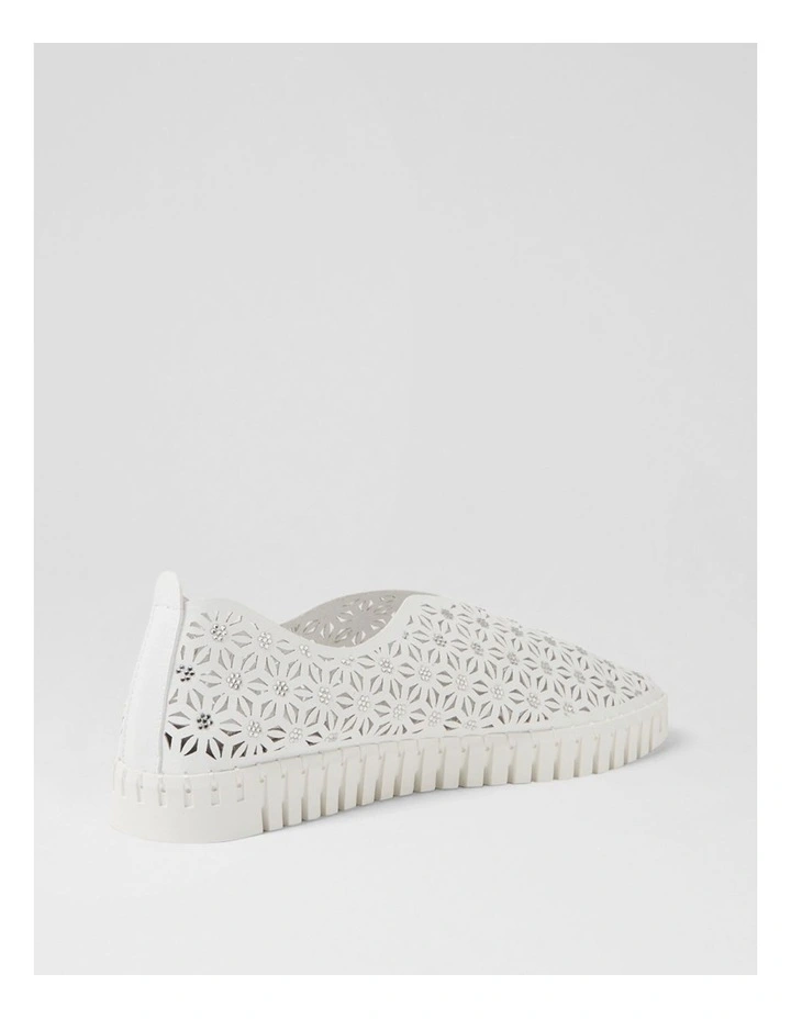 Udell White Flat Shoes image 3