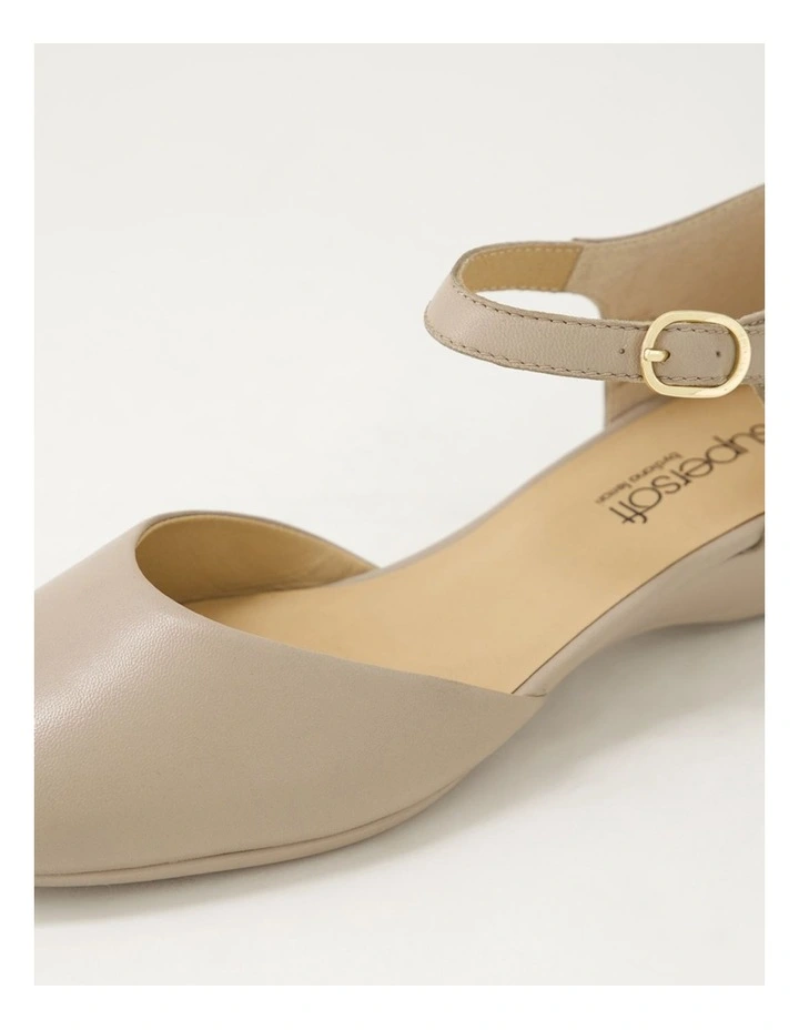 Remeai Stone Leather Mary Jane Heels image 5