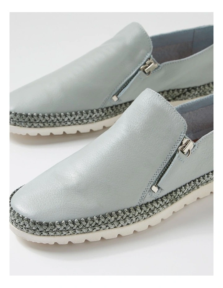 Ashli Pale Blue Multi Flat Shoes image 5