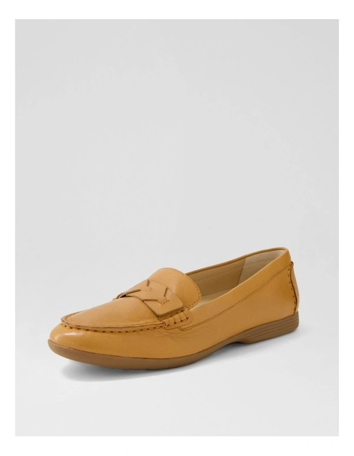 Billaie New Tan Leather Loafers image 2