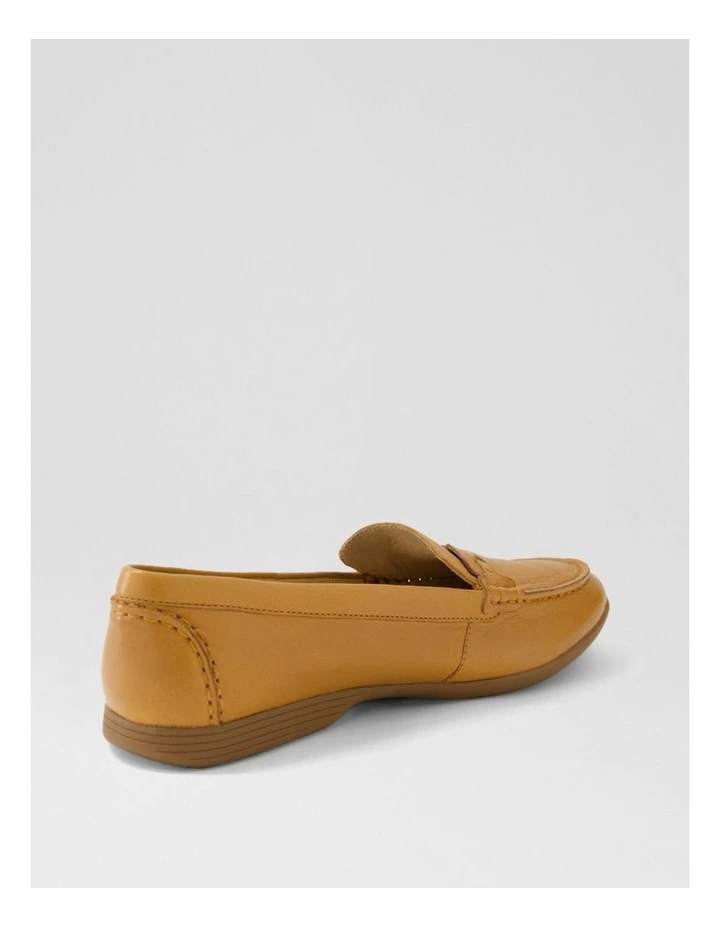 Billaie New Tan Leather Loafers image 3