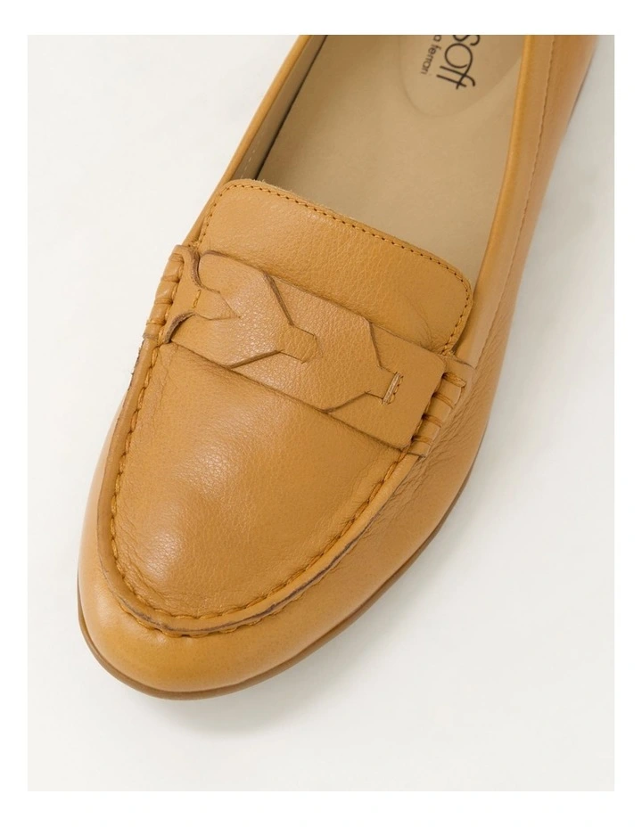 Billaie New Tan Leather Loafers image 4