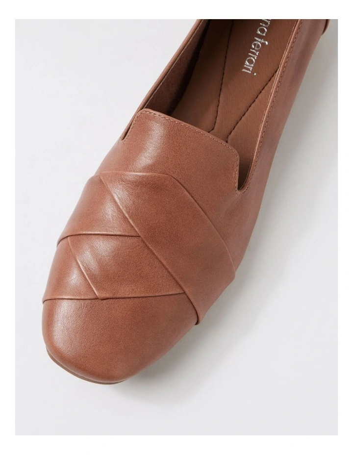 Tilony Coco Leather Flat Shoes image 4