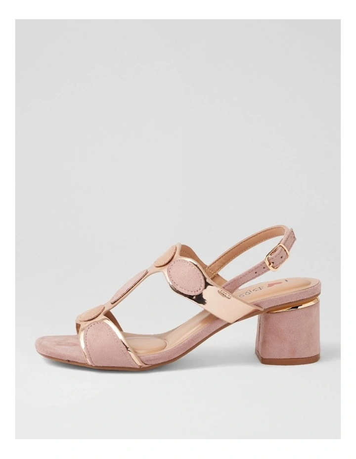 Hayton Nude Multi Microsuede Sandals image 1