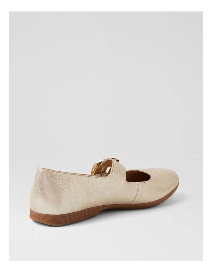 Briells Champagne Shimmer Suede Mary Janes image 3