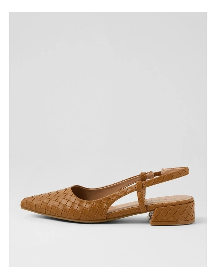 Torranzi Tan Emboss Flat Shoes image 1