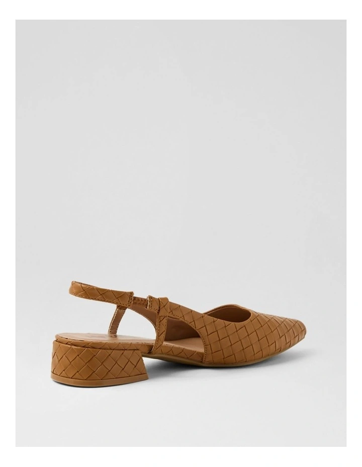 Torranzi Tan Emboss Flat Shoes image 3