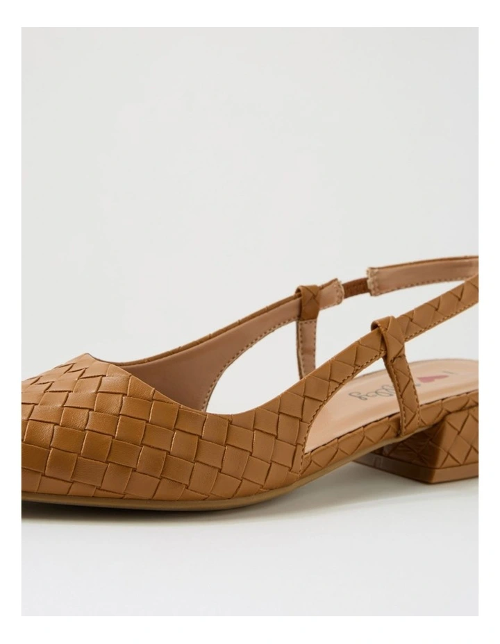 Torranzi Tan Emboss Flat Shoes image 5