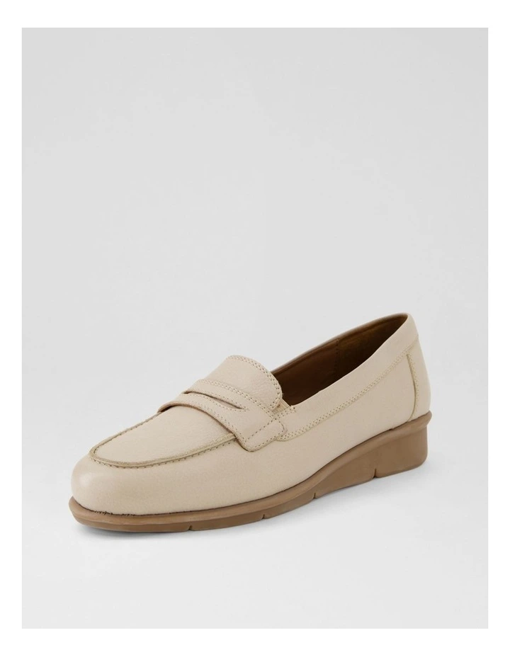 Punis Almond Leather Loafers image 2