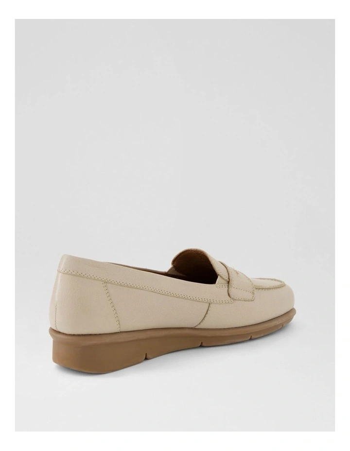 Punis Almond Leather Loafers image 3