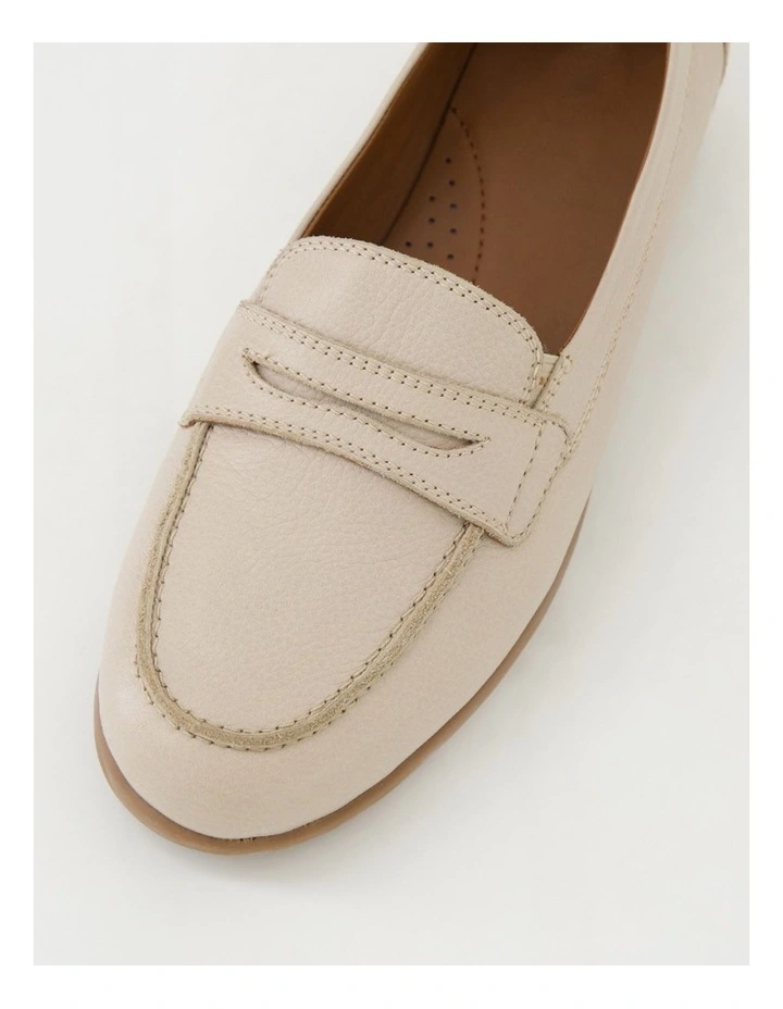 Punis Almond Leather Loafers image 4