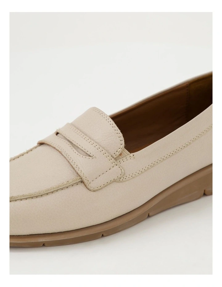 Punis Almond Leather Loafers image 5