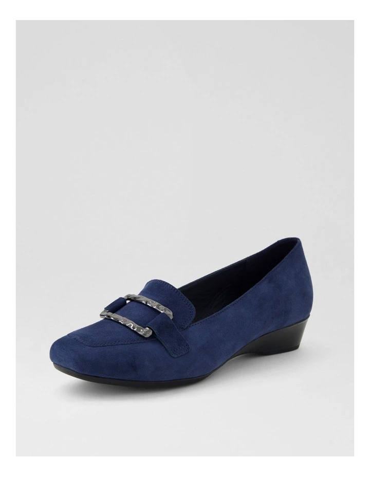 Rosse Navy Suede Heels image 2