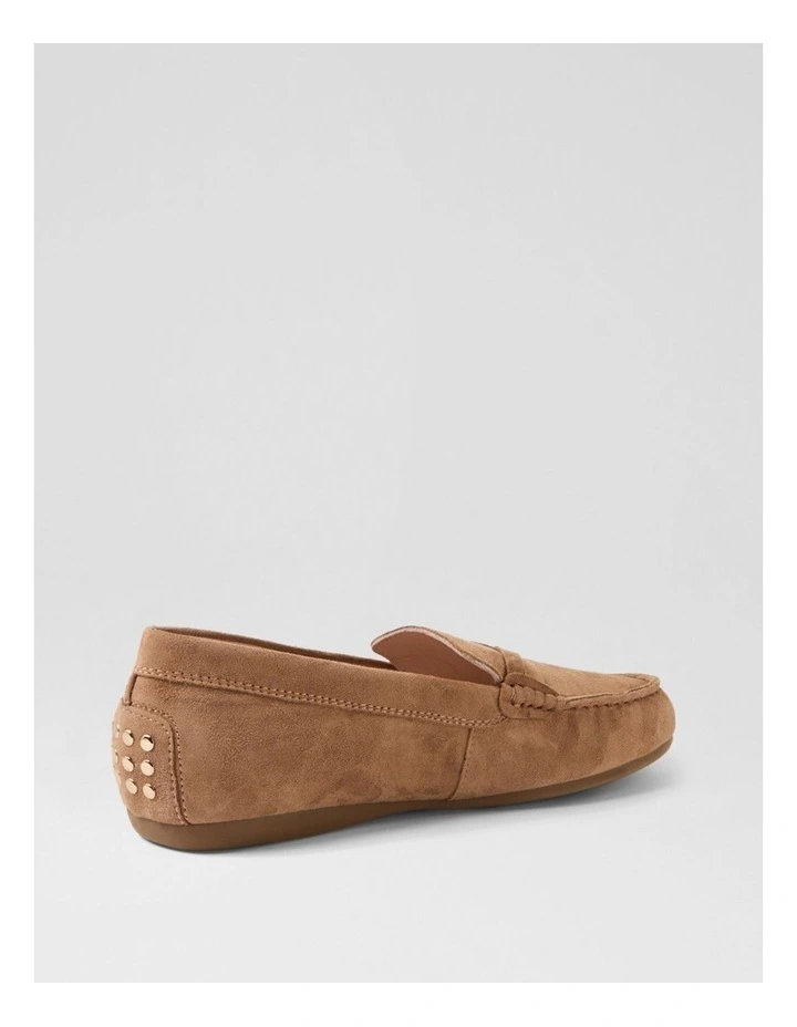 Elian Light Choc Suede Flat Shoes image 3