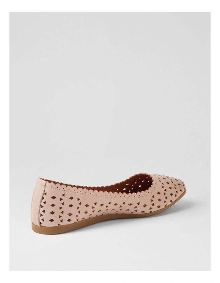Fahey Blush Leather Flat Shoes image 3