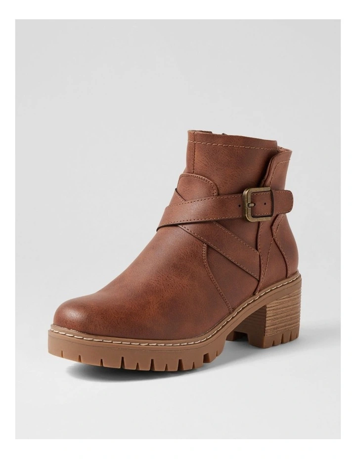 Fringle Cognac Ankle Boots image 2