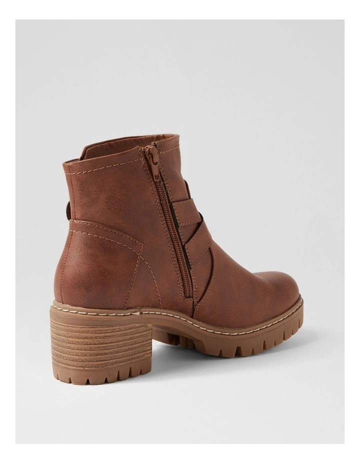 Fringle Cognac Ankle Boots image 3