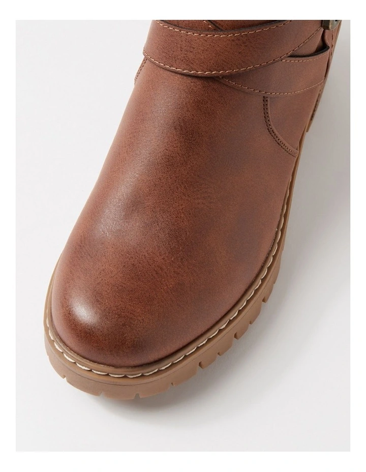 Fringle Cognac Ankle Boots image 4