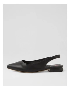 Vossin Black Flat Shoes
