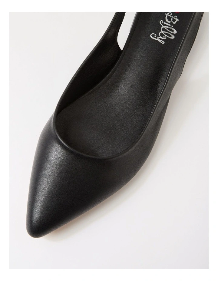 Vossin Black Flat Shoes image 4
