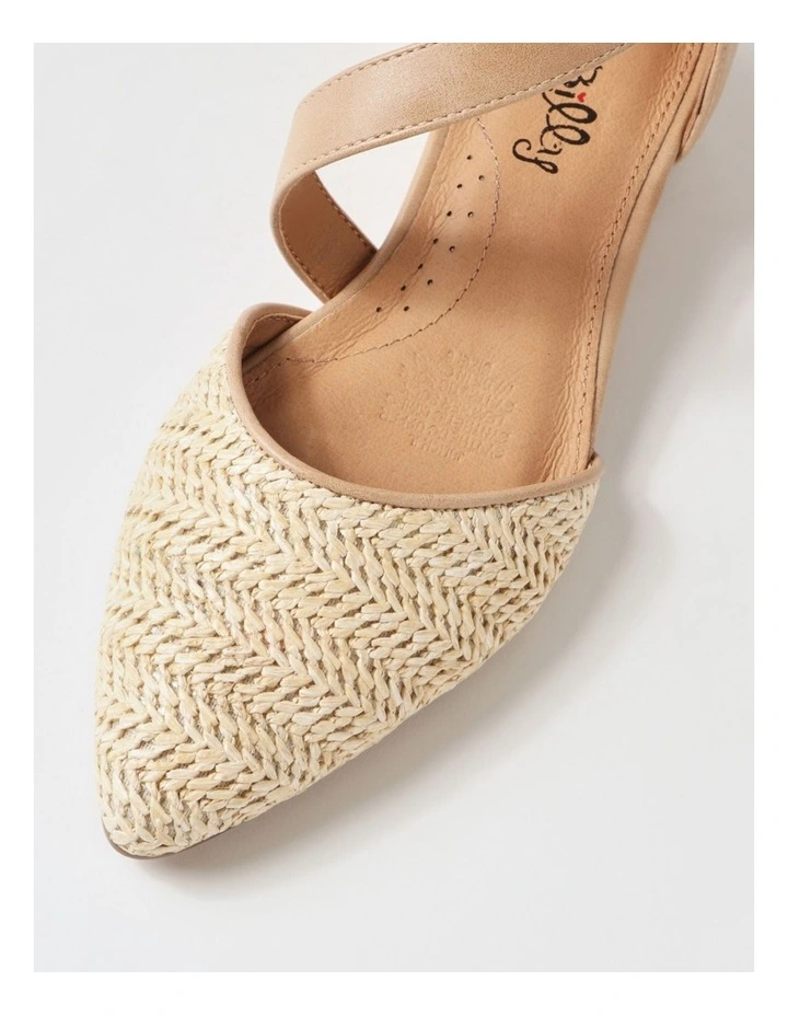 Julich Natural Synthetic Raffia Heels image 4
