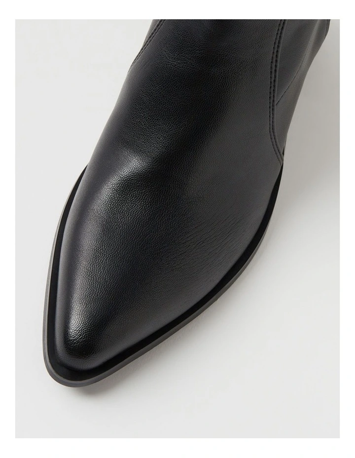 Fearnot Black Stretch Ankle Boots image 4