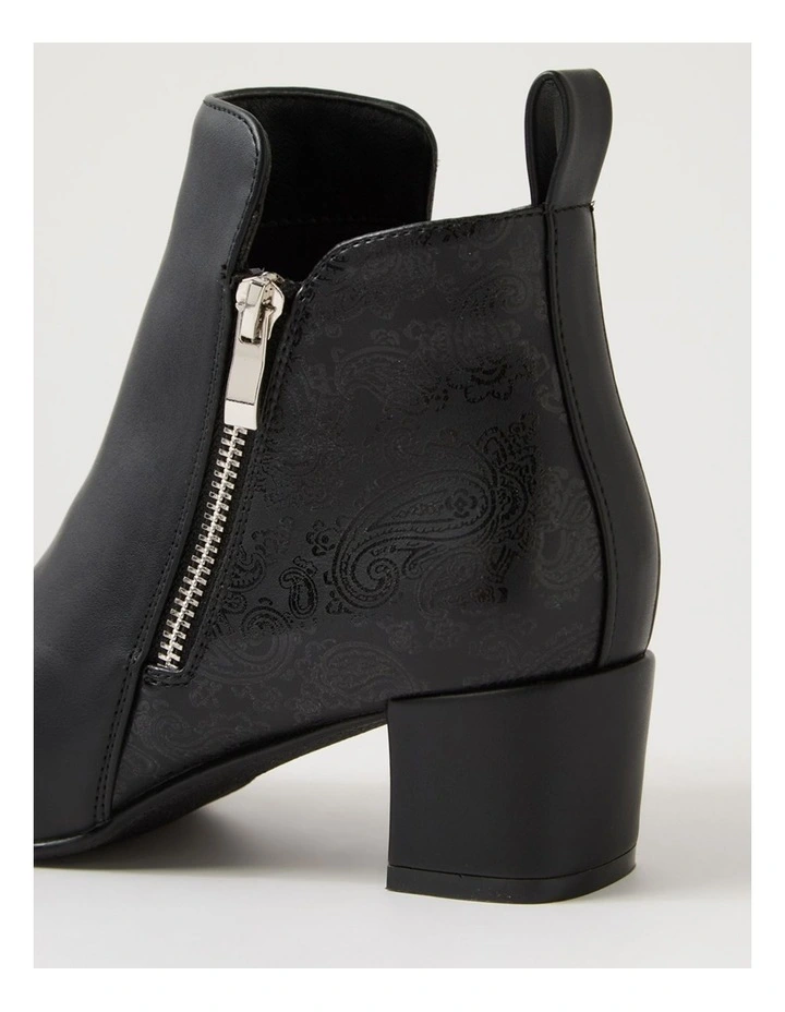 Hamble Black Ankle Boots image 5