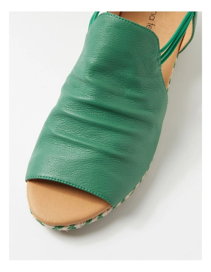 Hlensia Green Multi Rope Leather Sandals image 4