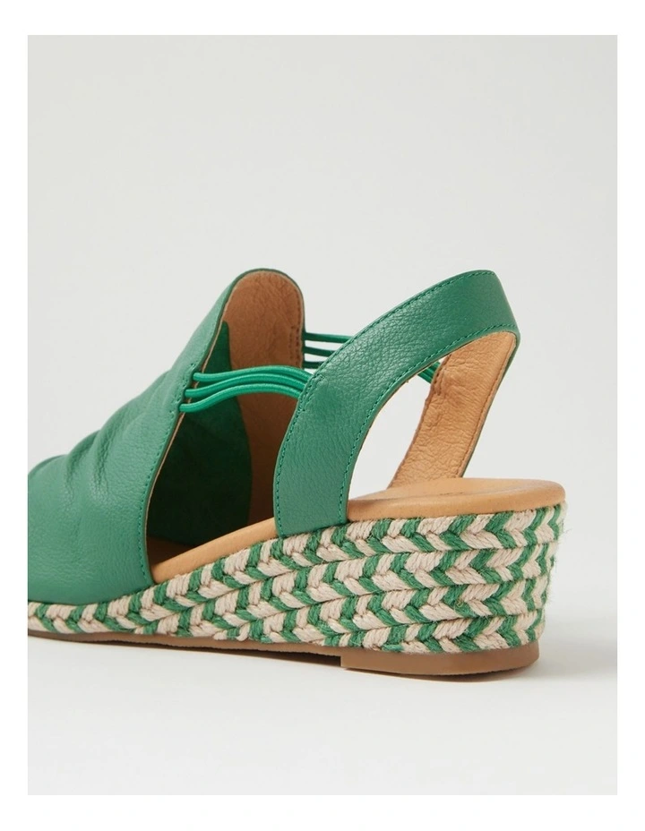 Hlensia Green Multi Rope Leather Sandals image 5