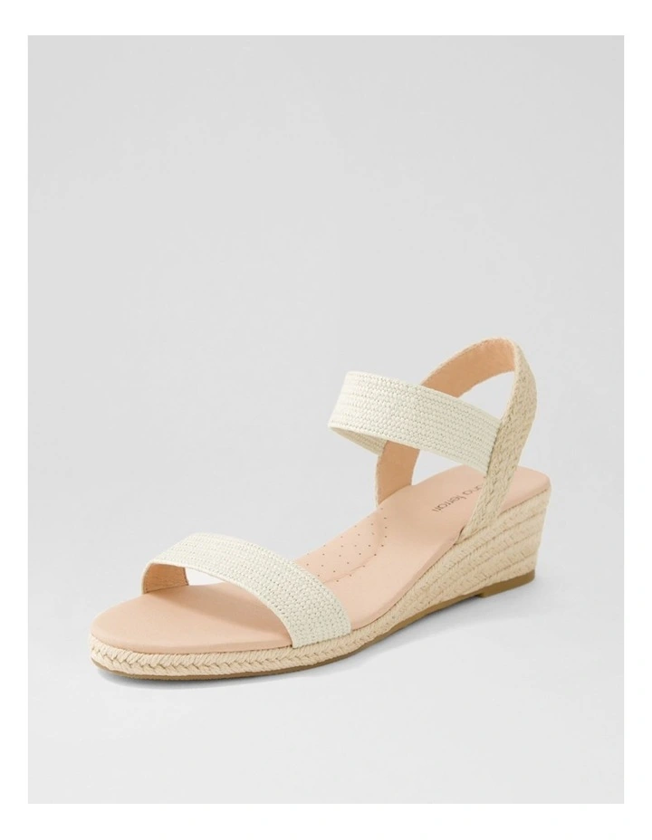 Havan Cream Weave Elastic Sandals image 2