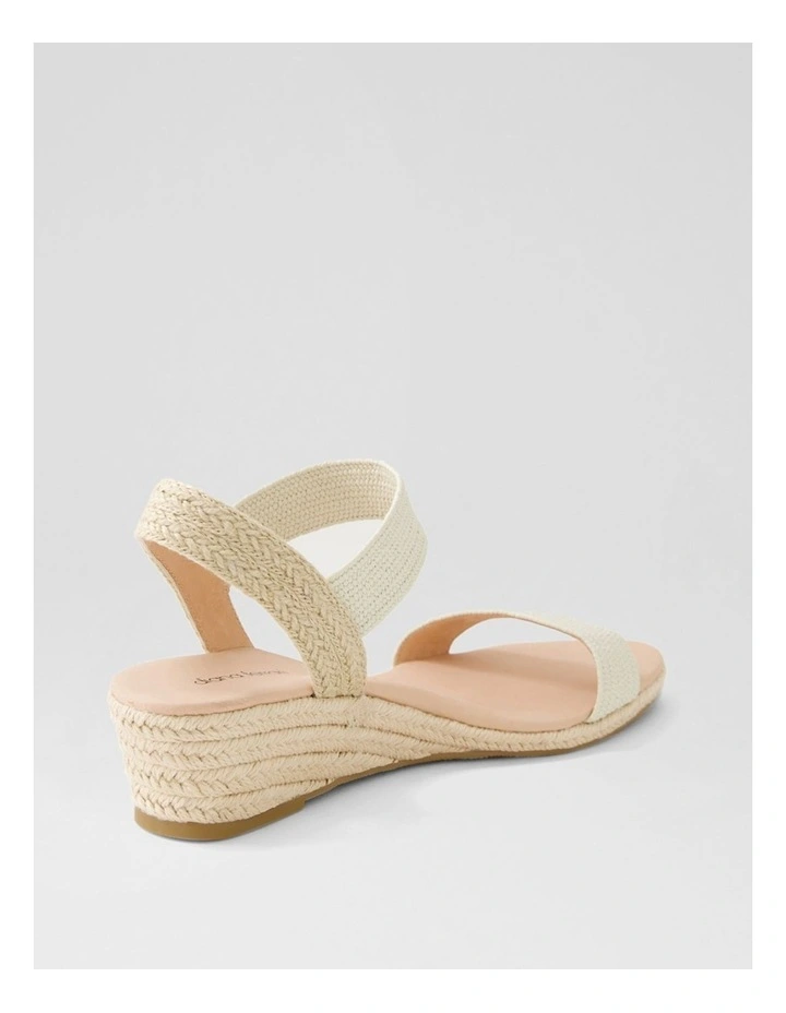 Havan Cream Weave Elastic Sandals image 3