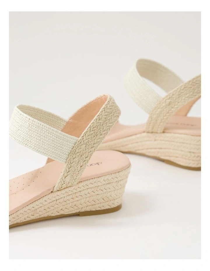 Havan Cream Weave Elastic Sandals image 5