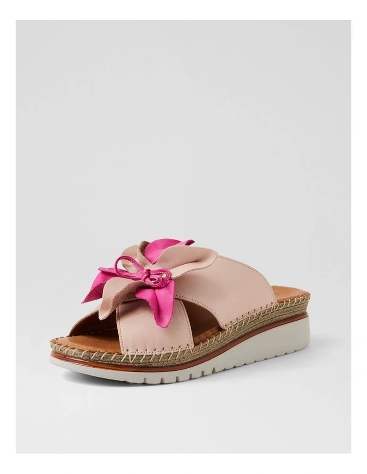Intreege Blush Fuchsia Leather Sandals image 2