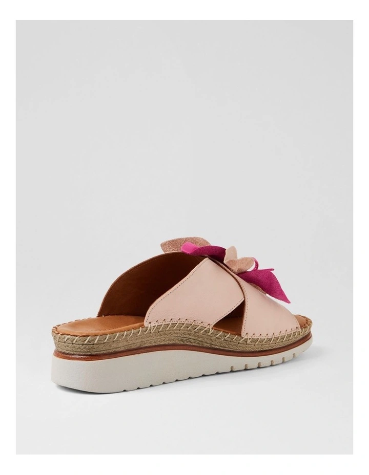 Intreege Blush Fuchsia Leather Sandals image 3