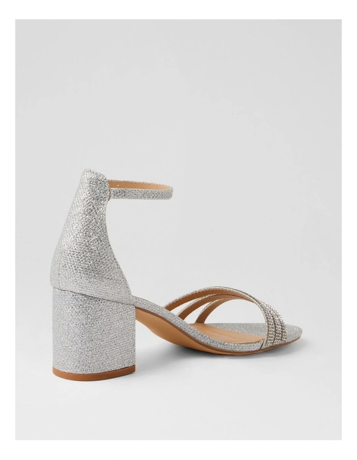 Jalim Silver Glitter Sandals image 3