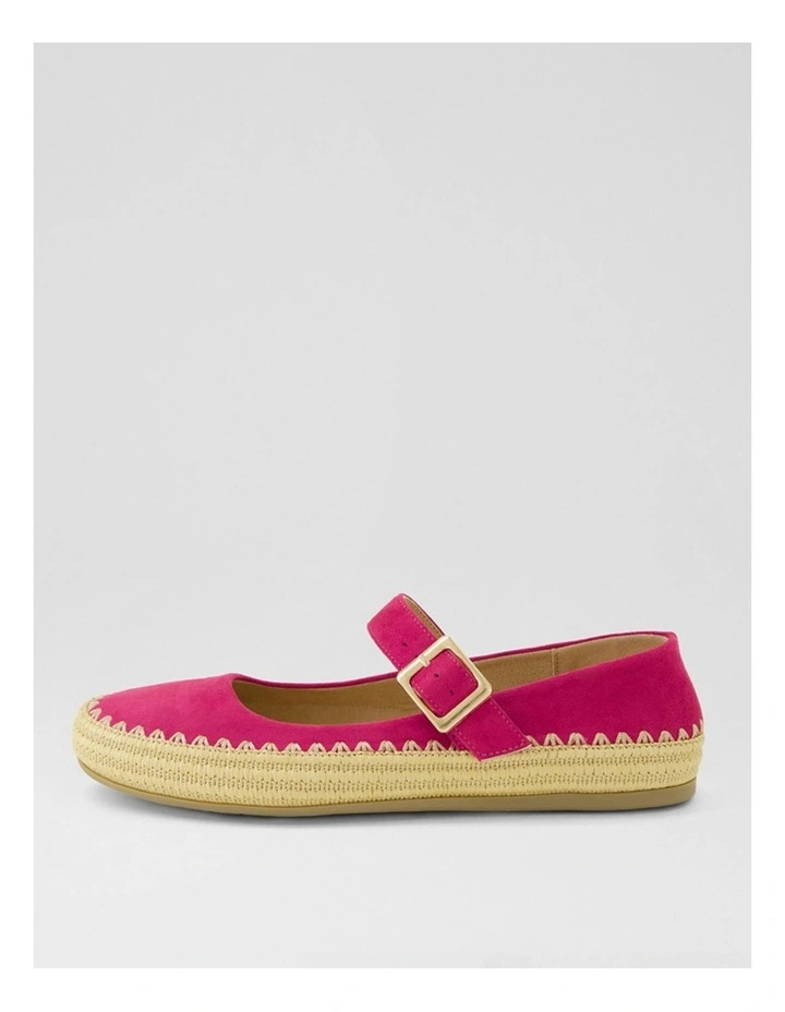 Mossie Fuchsia Microsuede Mary Janes image 1