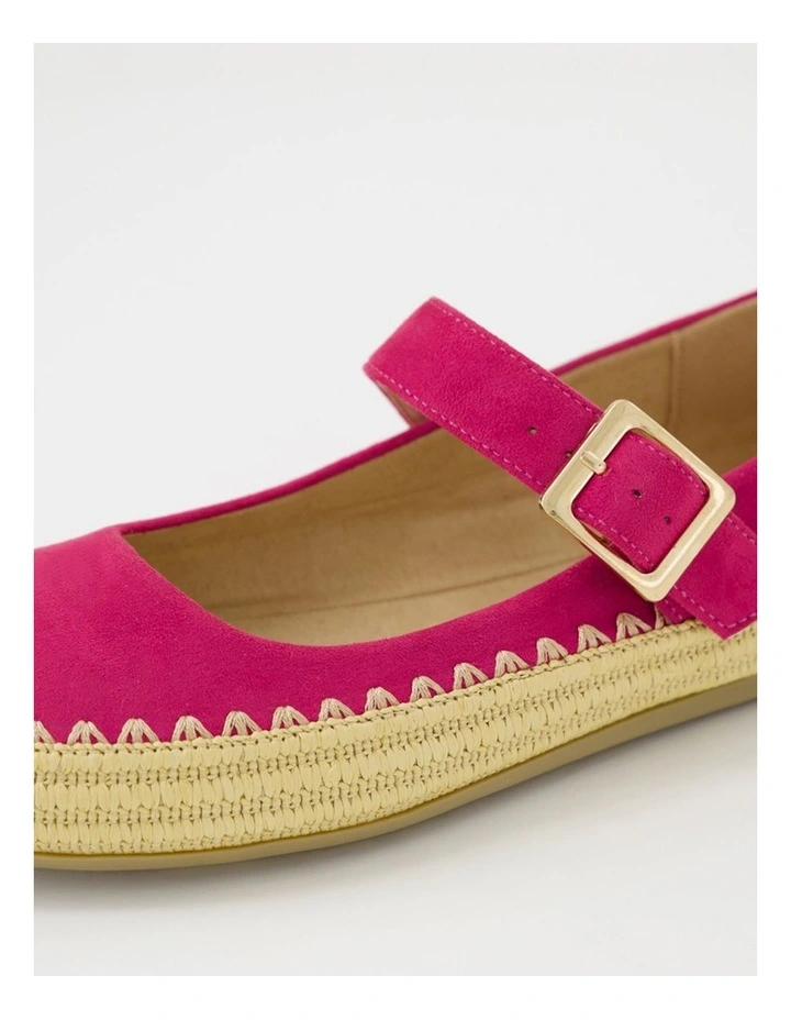Mossie Fuchsia Microsuede Mary Janes image 5