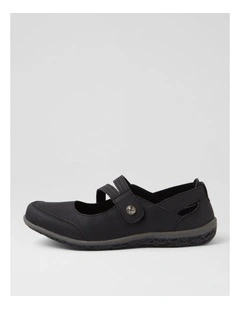 Sultor Black Flat Shoes