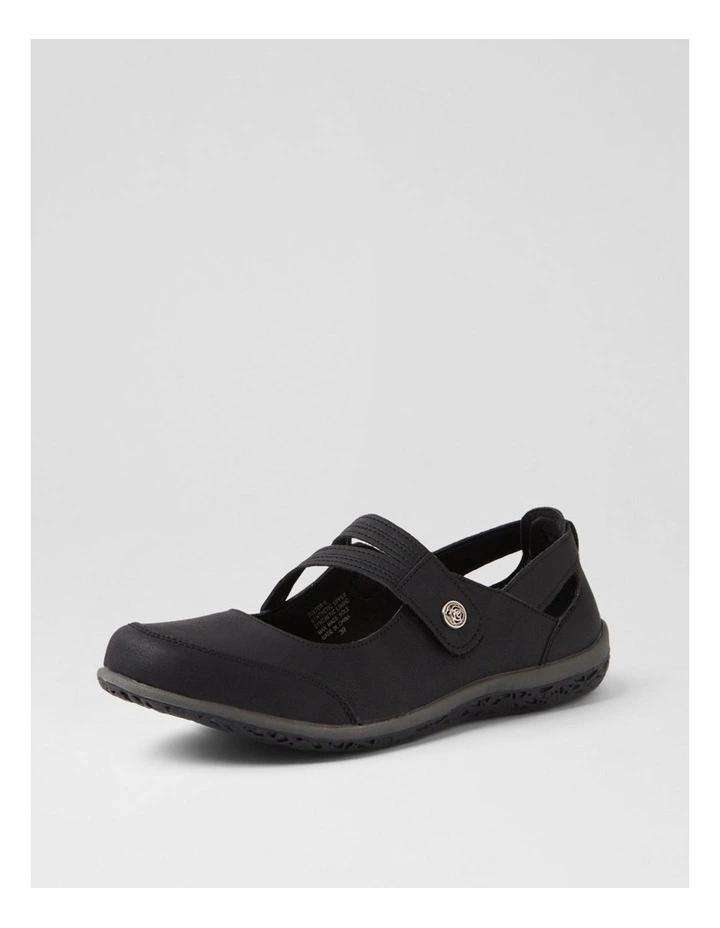 Sultor Black Flat Shoes image 2