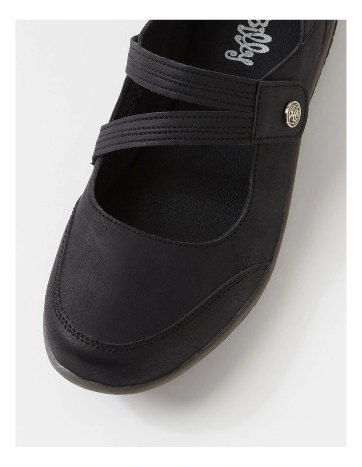 Sultor Black Flat Shoes image 4