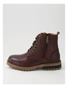 Arjo Mocca Leather Ankle Boots