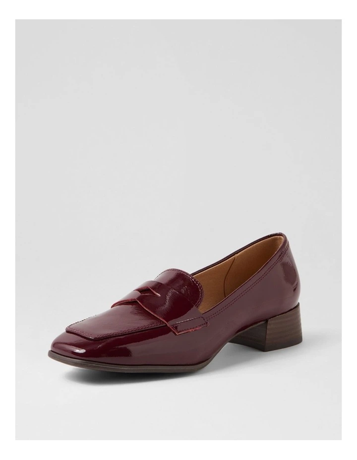 Taylar Wine Patent Leather Heels image 2