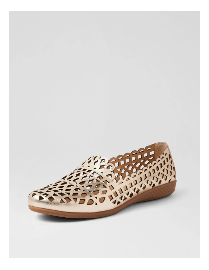 Hadelys Platinum Leather Loafers image 2