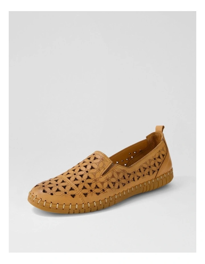 Bondie Tan Leather Loafers image 2