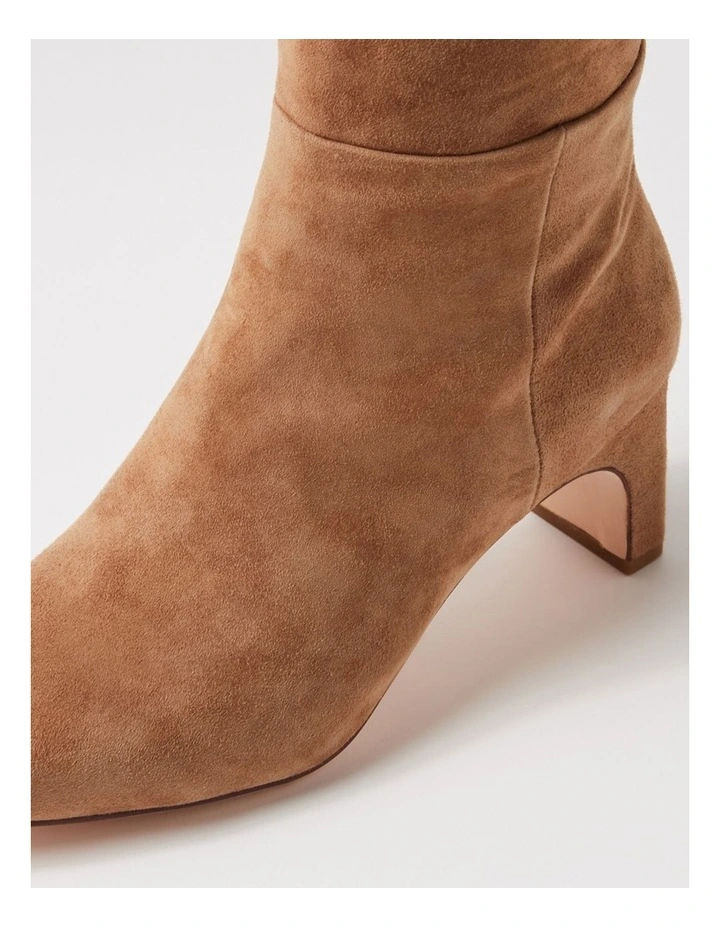 Swan Light Choc Suede Knee High Boots image 5