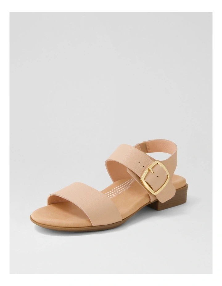 Clariss Dark Nude Leather Sandals image 2